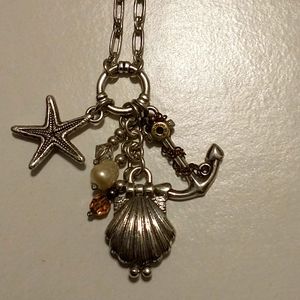 Brighton sea charm necklace